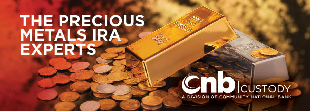 CNB Custody are the precious metals IRA experts